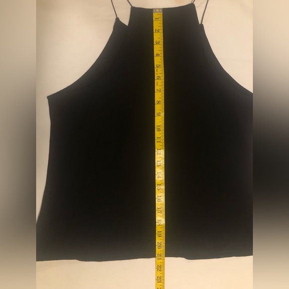 Hiatus black bungee cord top, dressy or casual, L - Picture 7 of 10